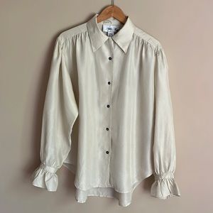 Silk Vintage Button Down